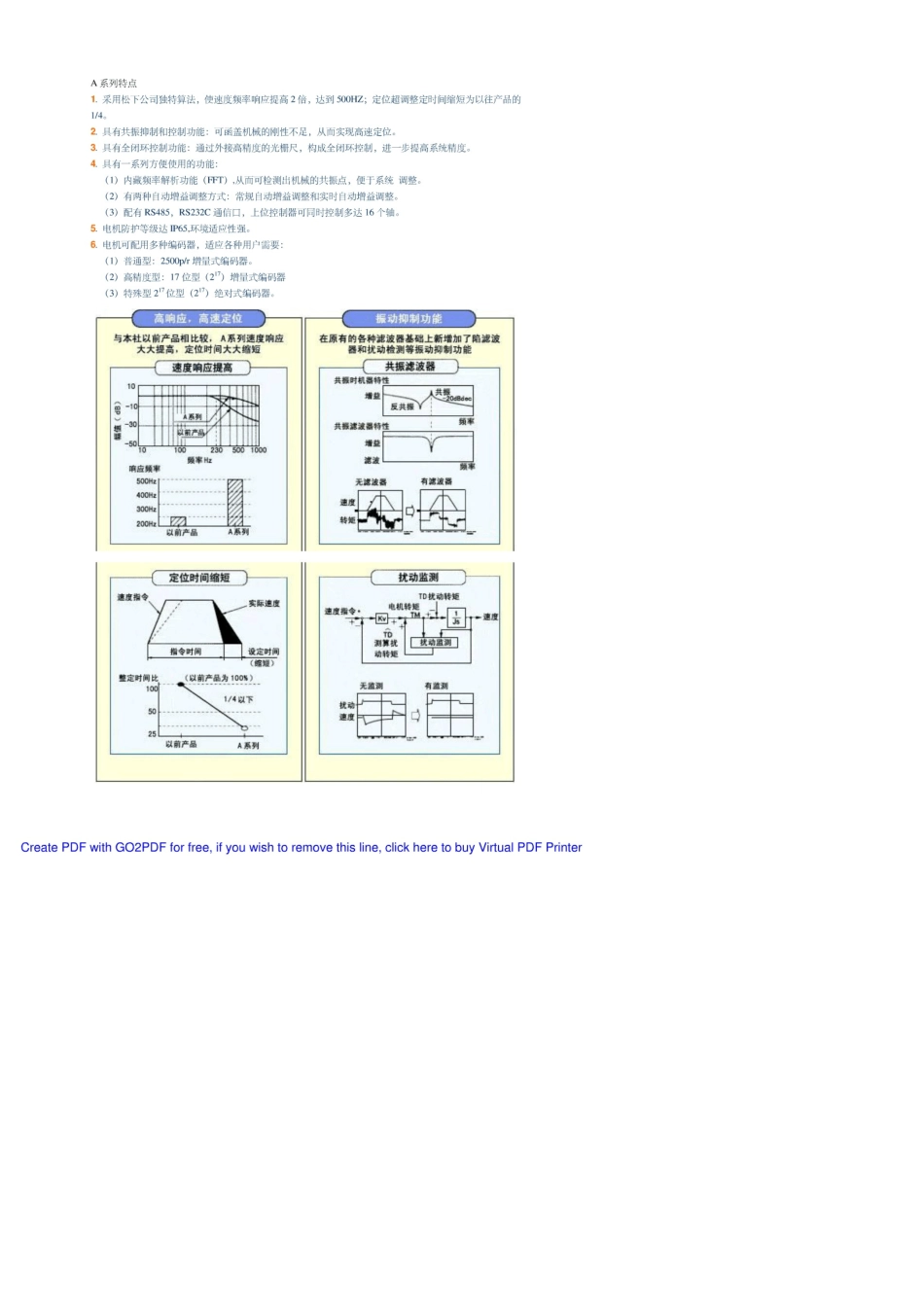 松下A系列伺服电机手册_第1页