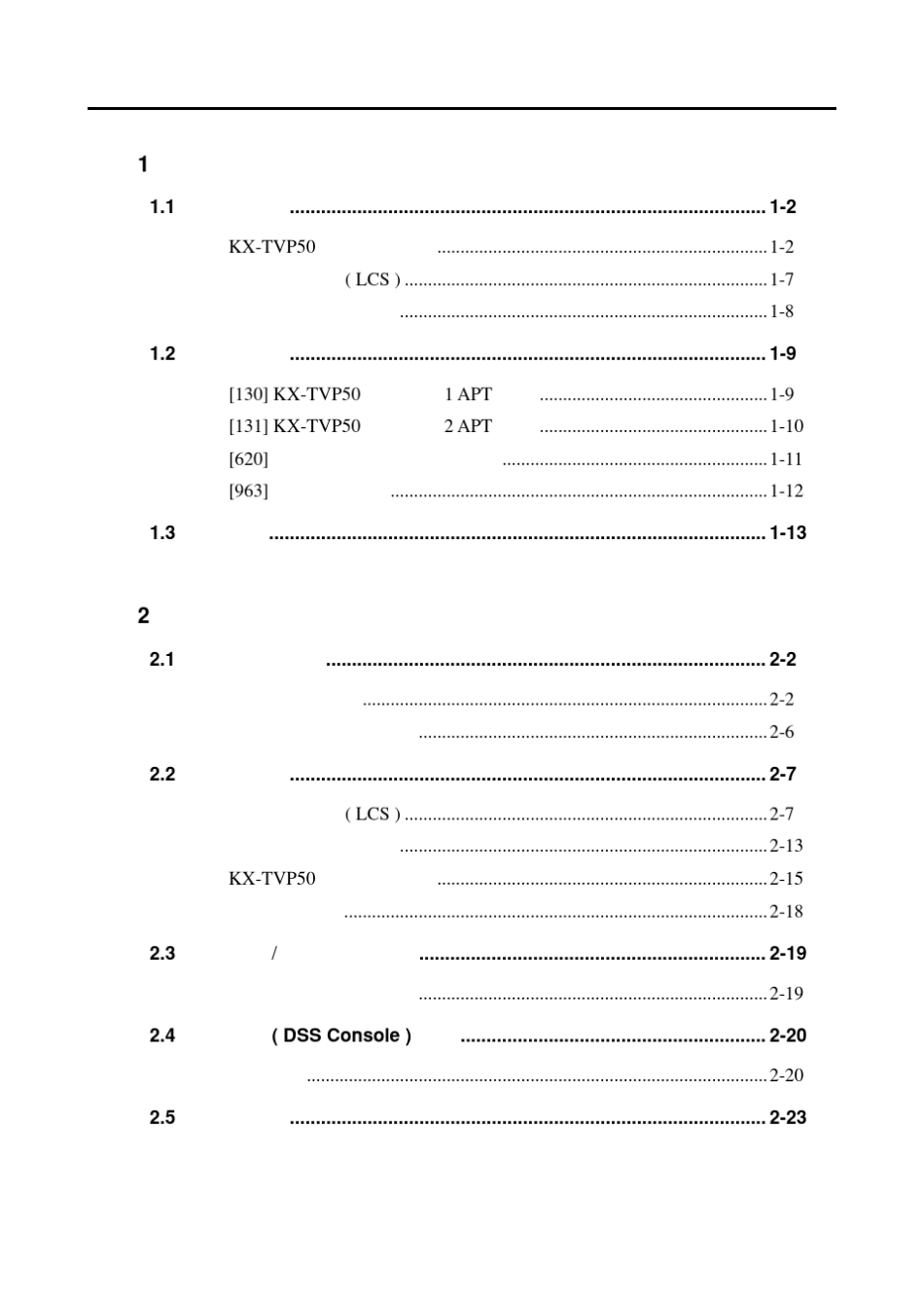 松下KXTA30语音处理系统操作说明书_第2页