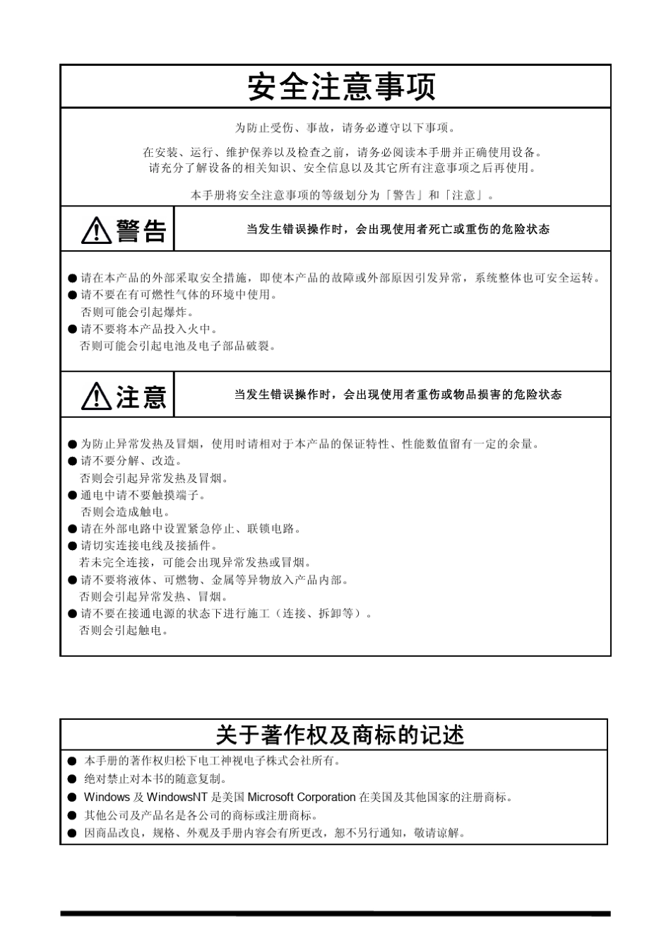 松下模拟量输入输出模块FP0A21_第1页
