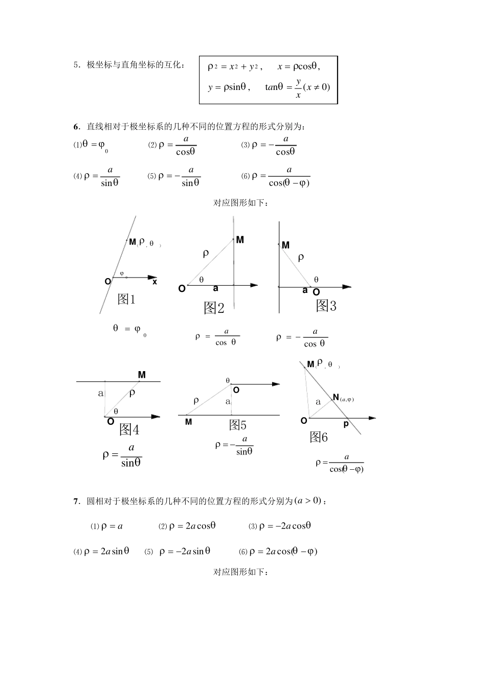 极坐标与参数方程专题复习_第2页