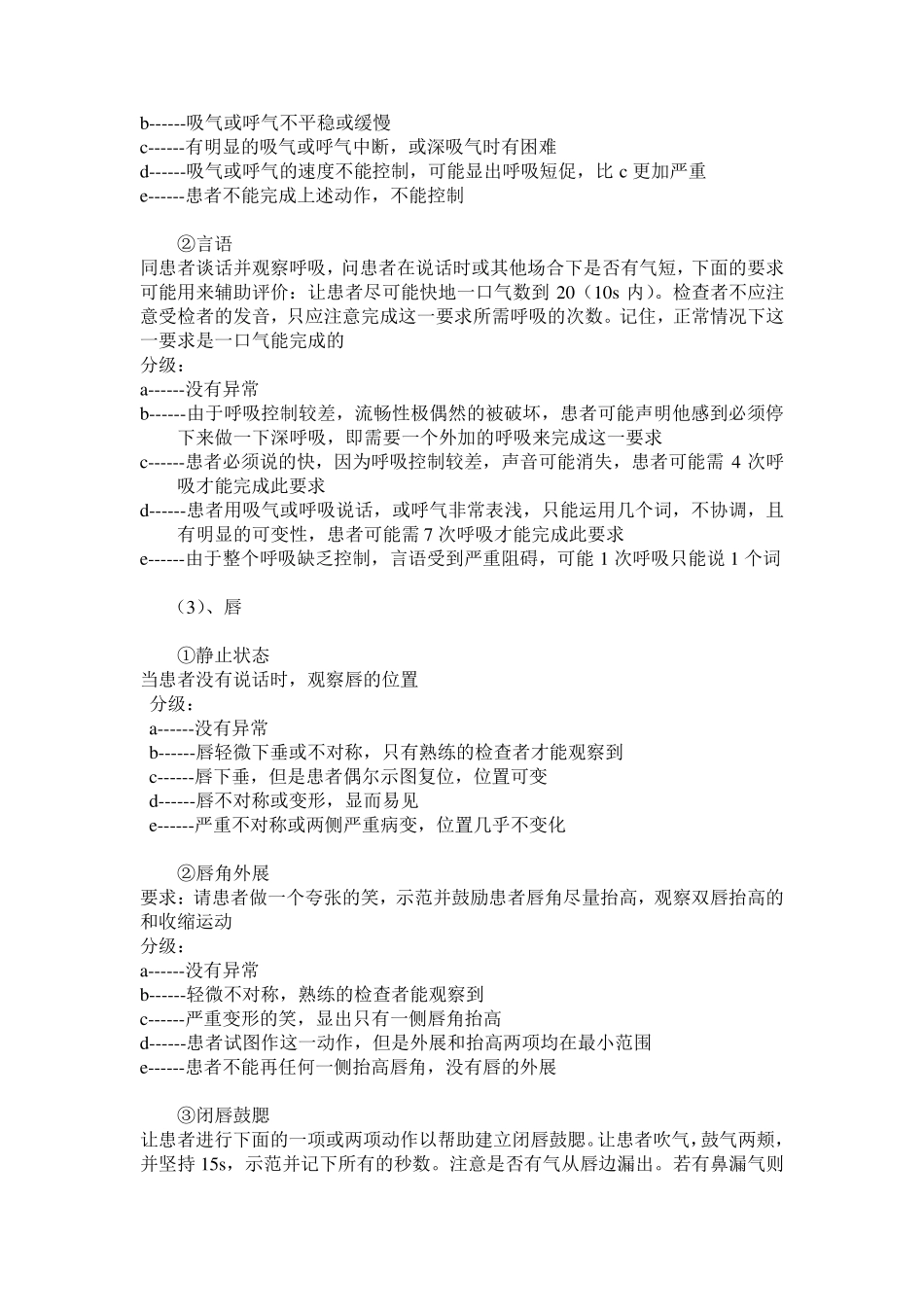 构音障碍Frenchay评定法_第3页