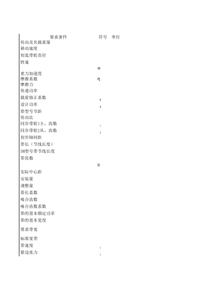 林——同步带传动设计计算