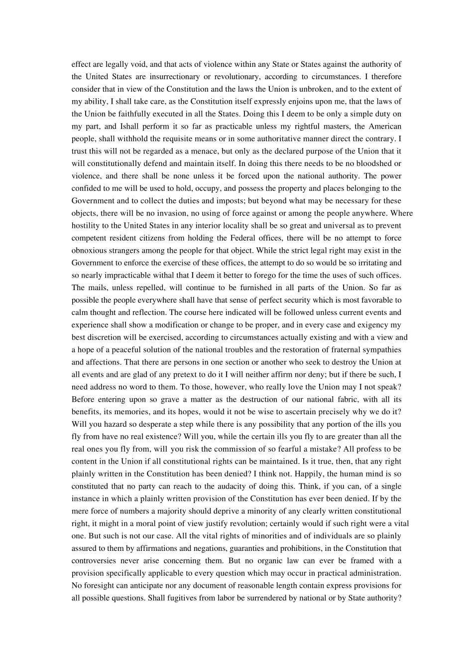 林肯总统就职演讲中英文对照_第3页