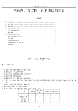 柏拉图,直方图,管制图制作方法_EXCEL2007