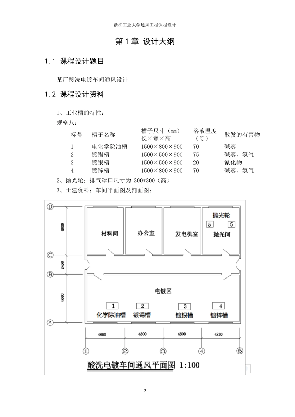 某厂酸洗电镀车间通风课程设计_第3页