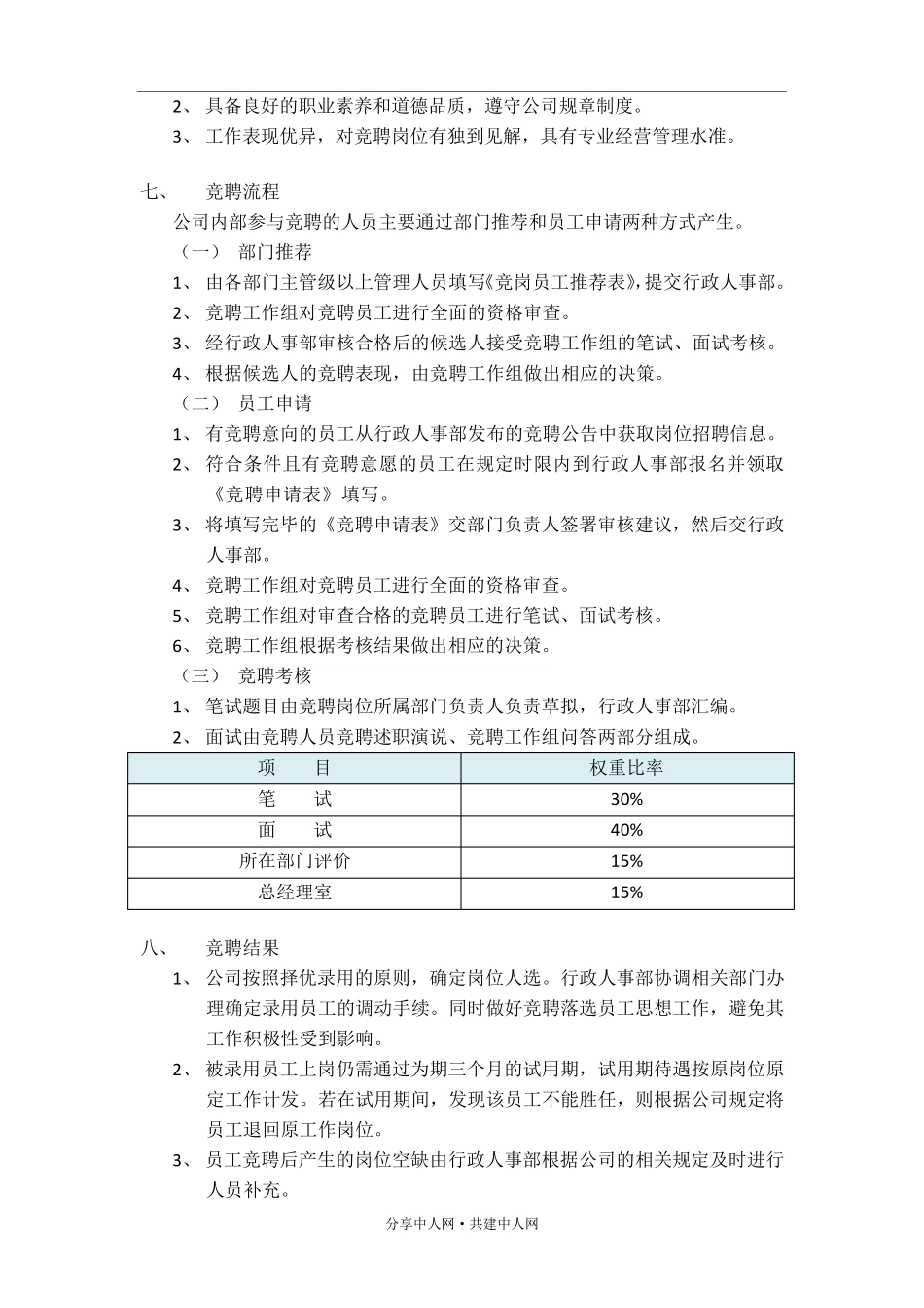 某某公司岗位竞聘方案_第2页