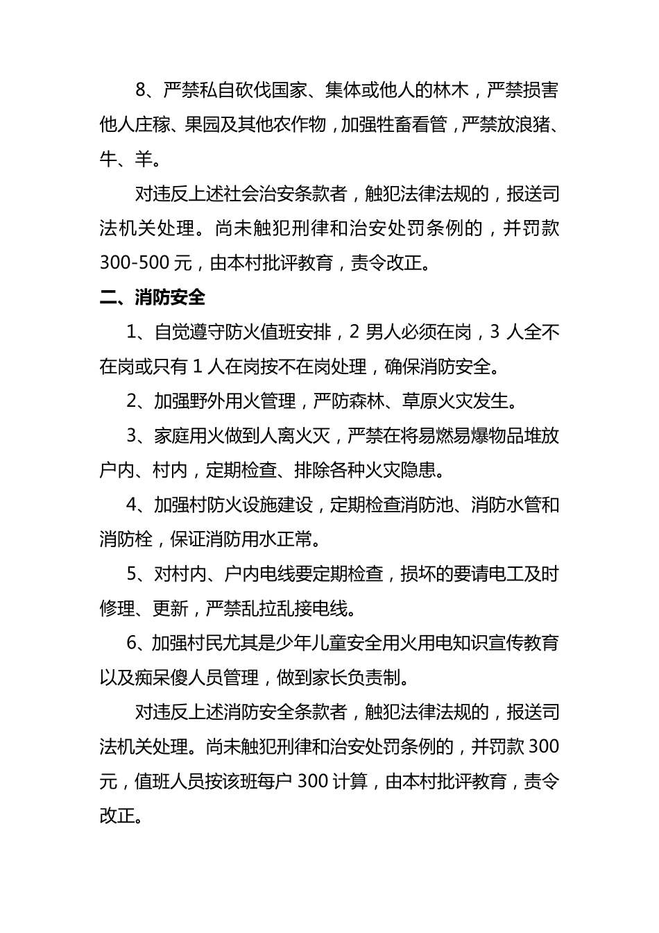 某某村村规民约_第2页