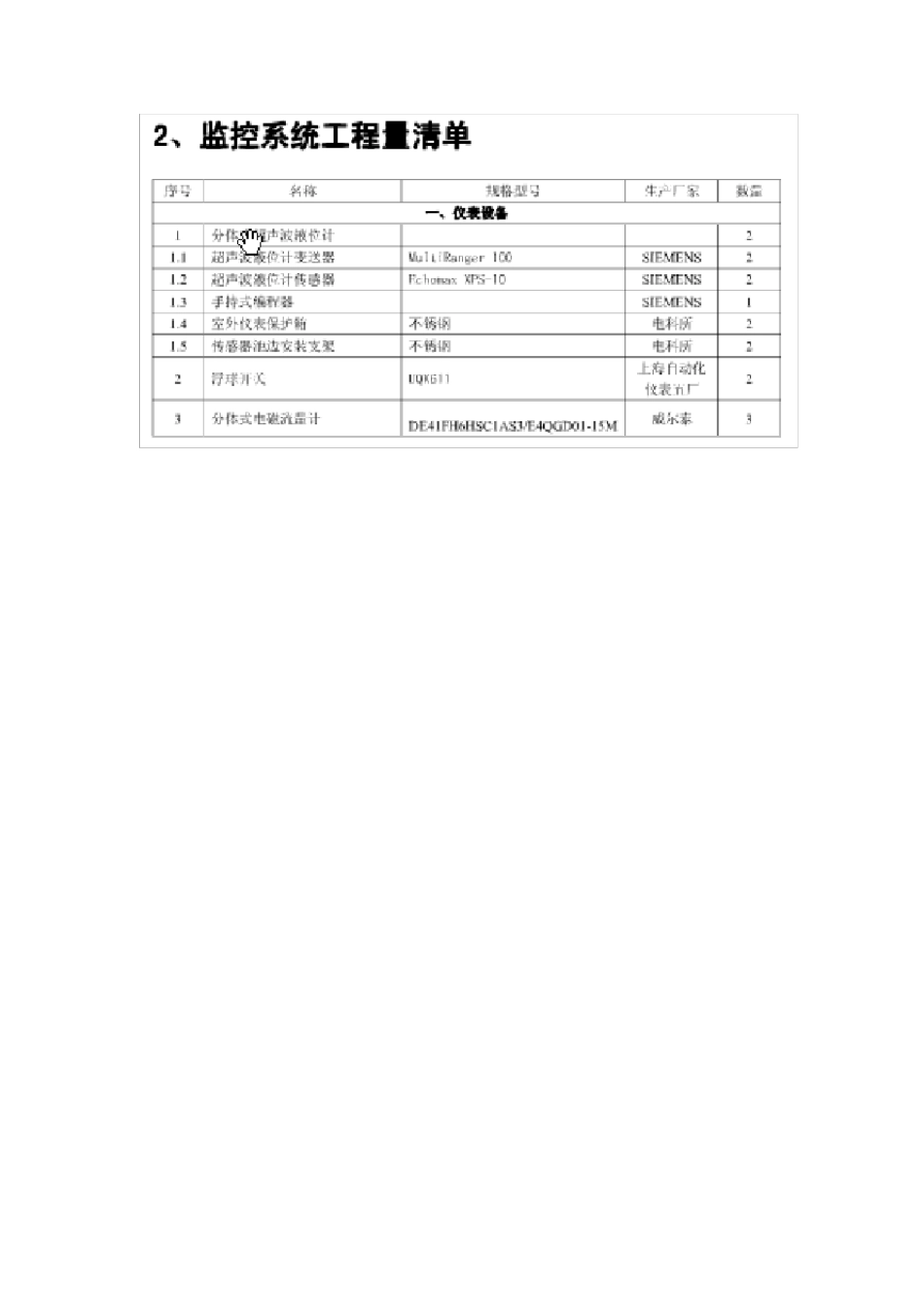 某污水处理厂自动化监控系统技术方案_第1页