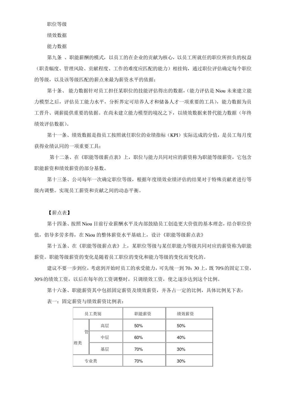 某知名外资企业薪酬管理制度_第2页