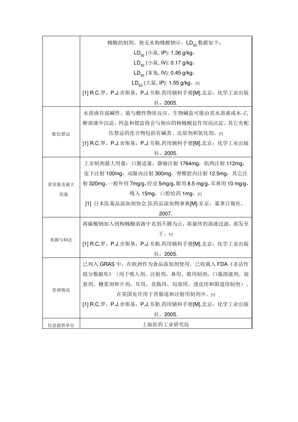柠檬酸与柠檬酸钠安全用量_第2页