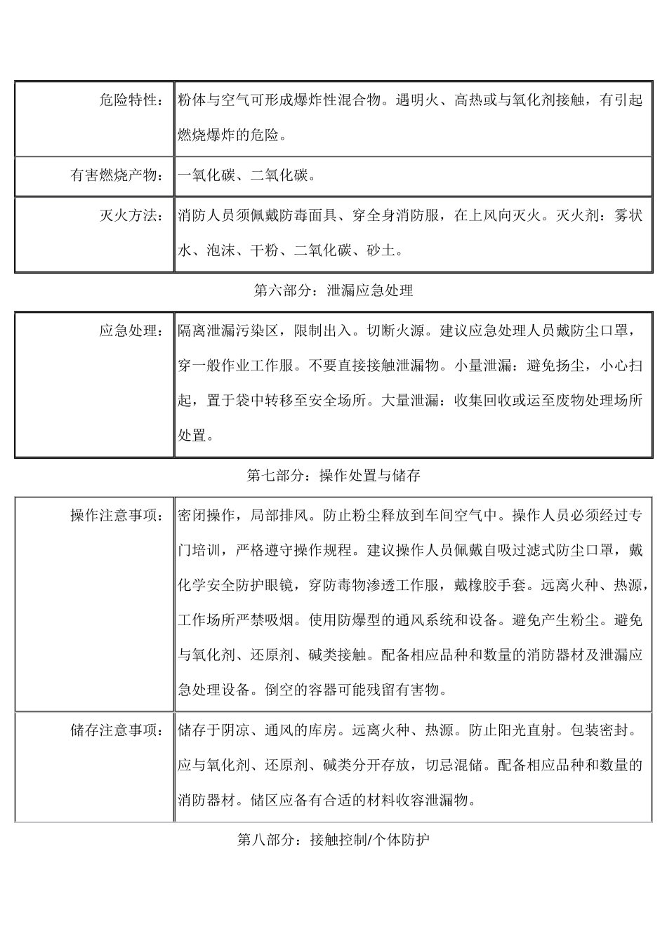 柠檬酸安全技术说明书_第3页