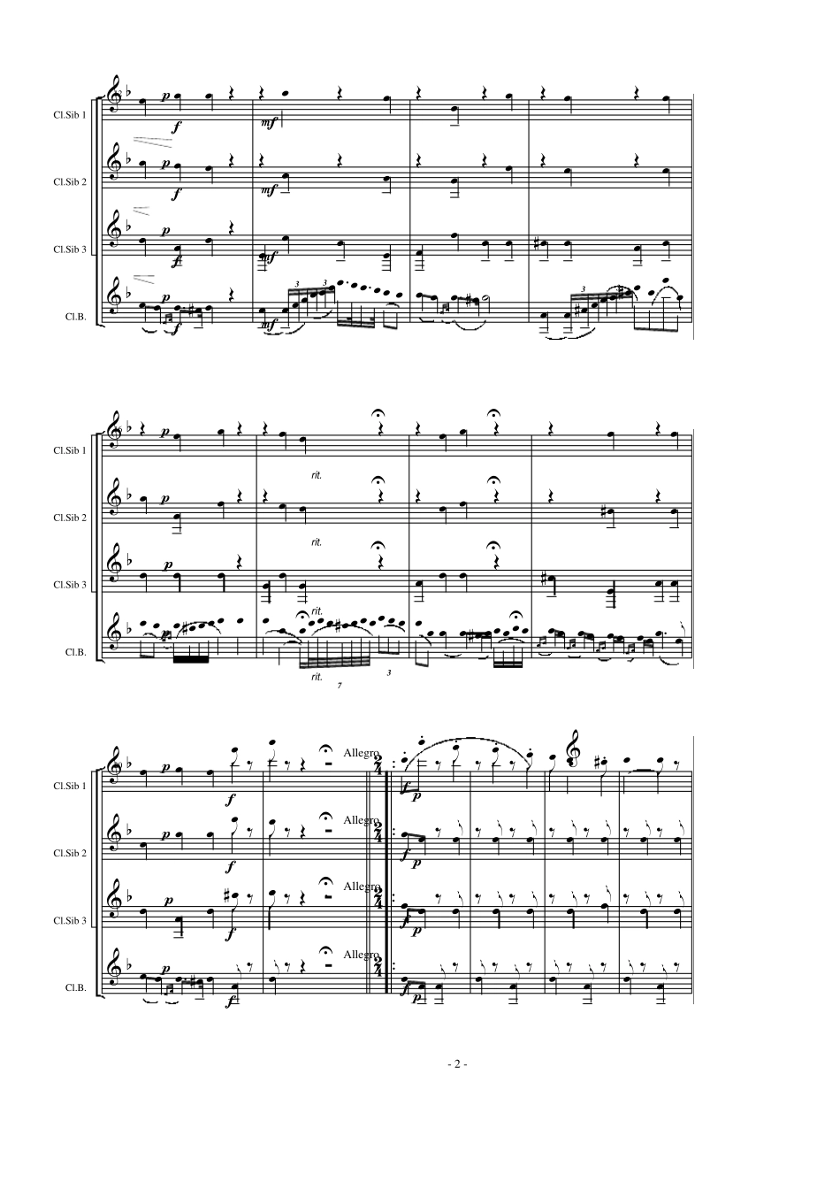 查尔达斯四重奏乐谱_第2页