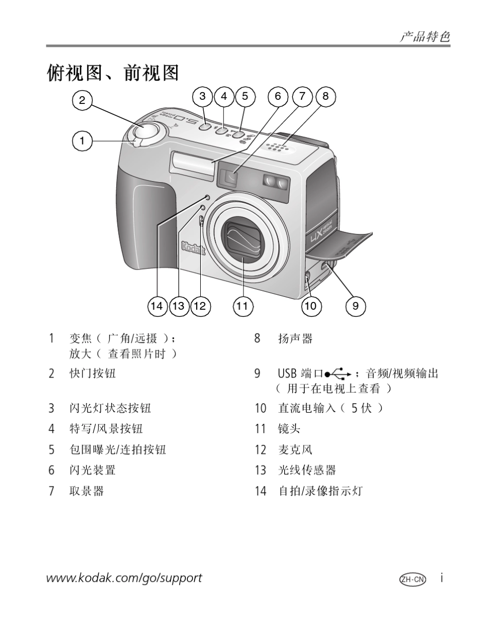 柯达Z730相机说明书_第3页