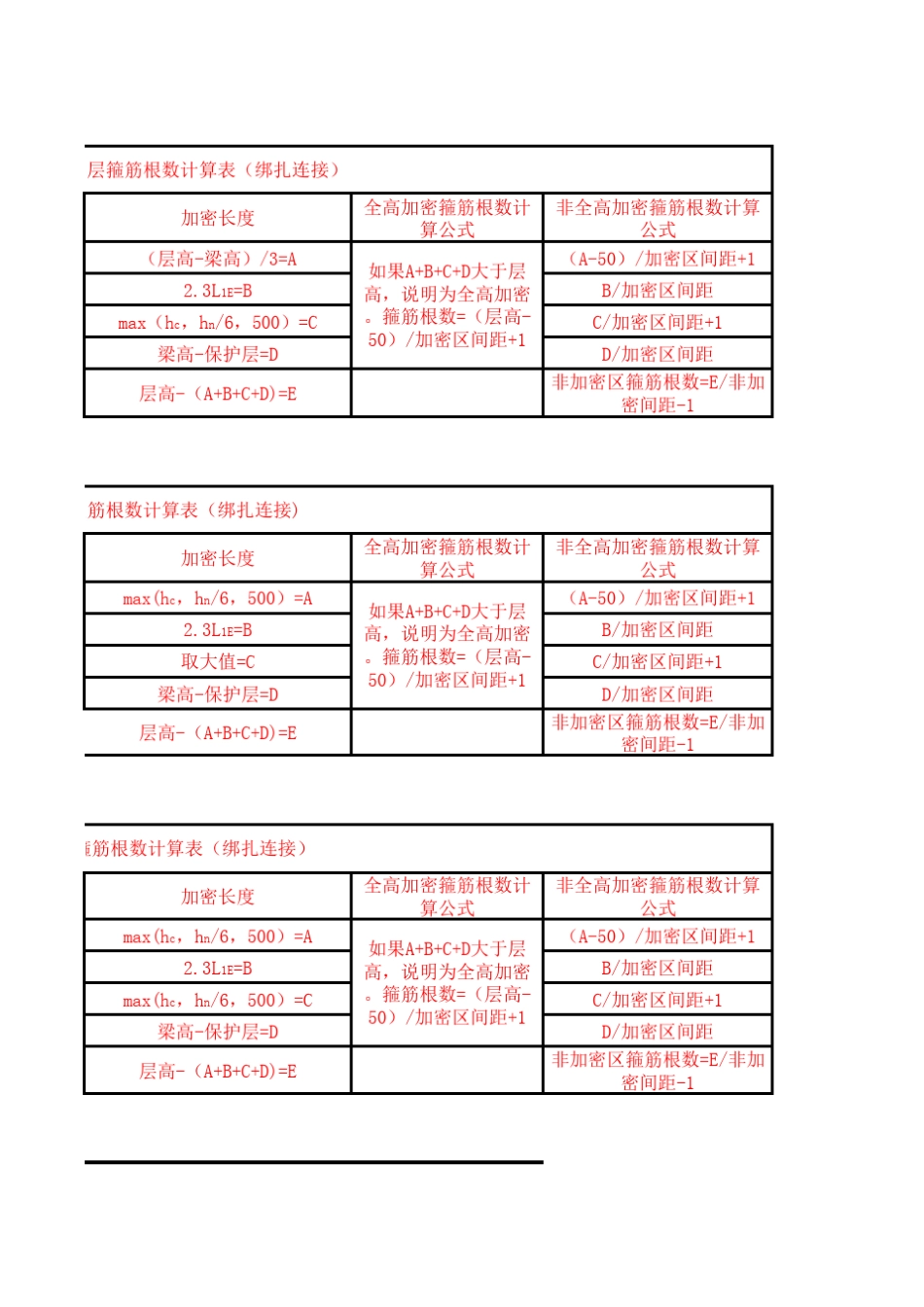 柱箍筋根数计算_第3页