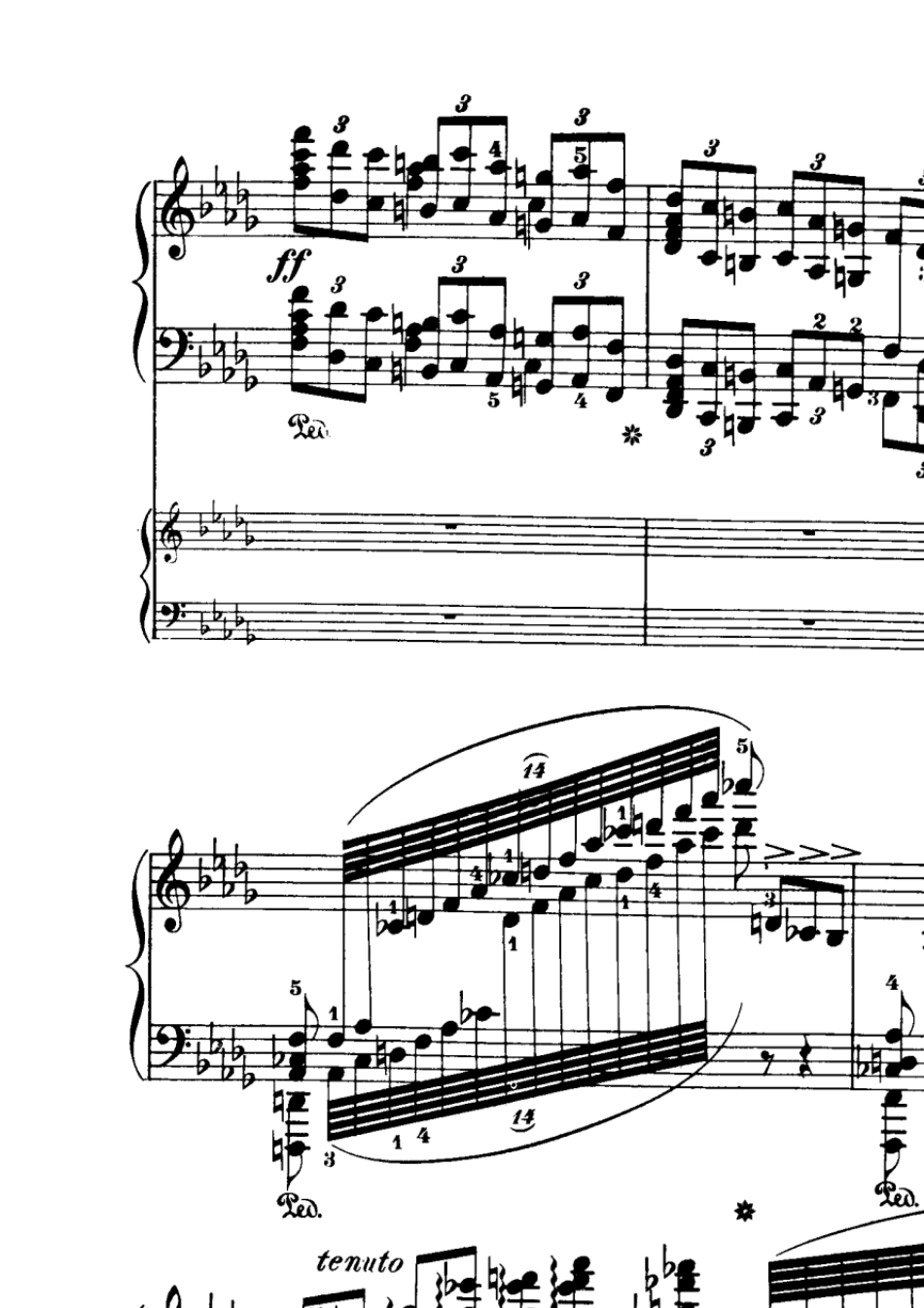 柴可夫斯基第一钢琴协奏曲第一乐章曲谱_第3页