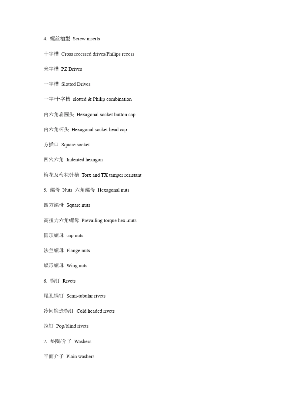 标准件常用英语_第2页