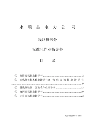标准化作业指导书