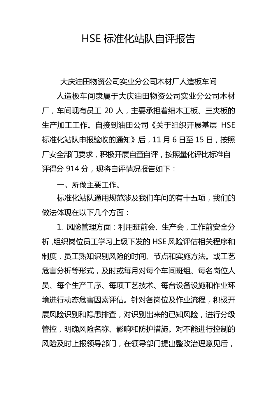 标准化战队自评报告_第1页