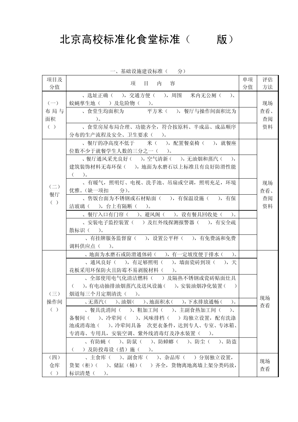 标准化食堂标准_第1页