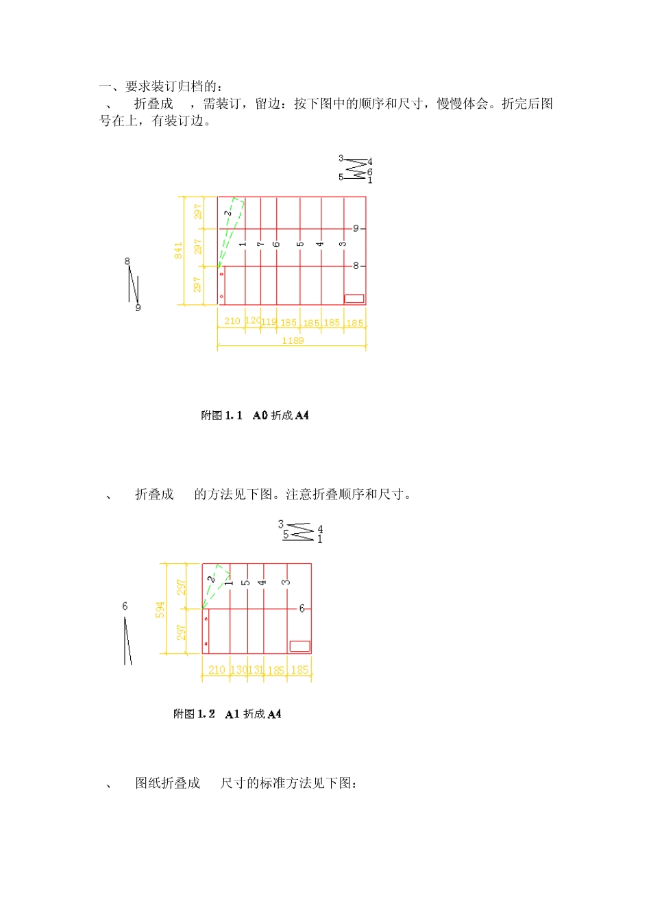 标准图纸叠法_第1页