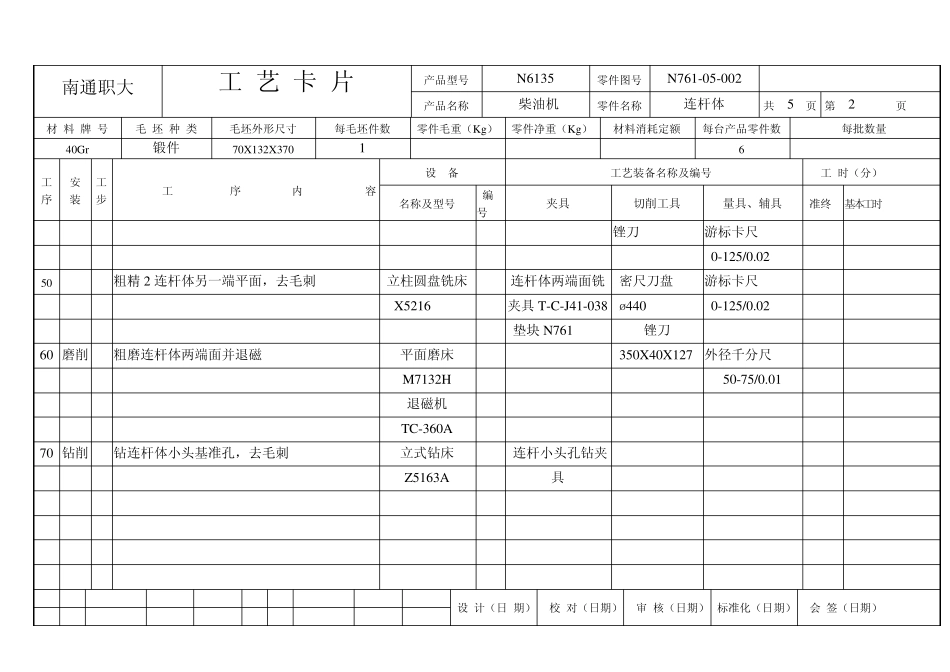 标准工艺卡片_第2页