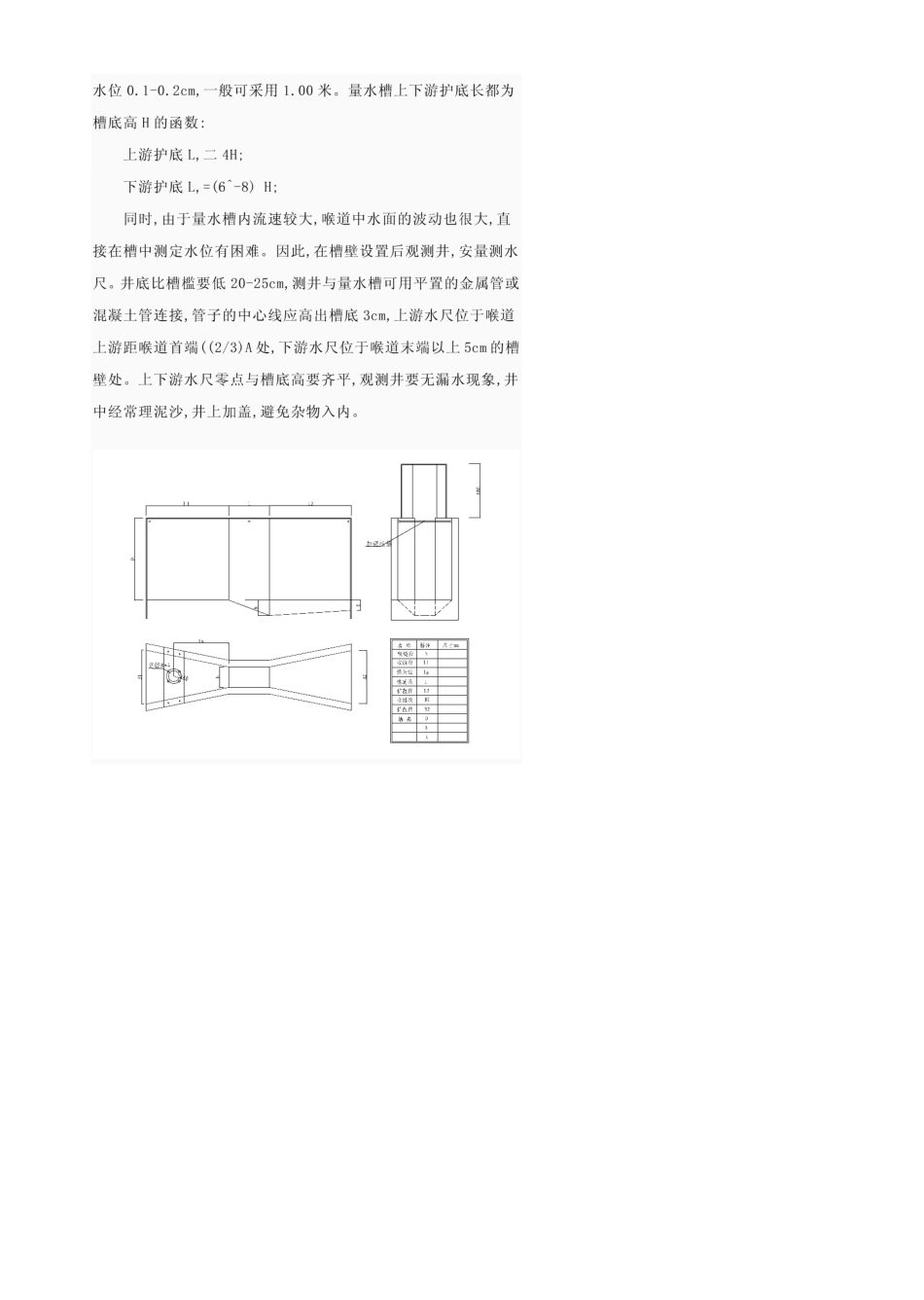 标准巴歇尔槽说明书_第3页