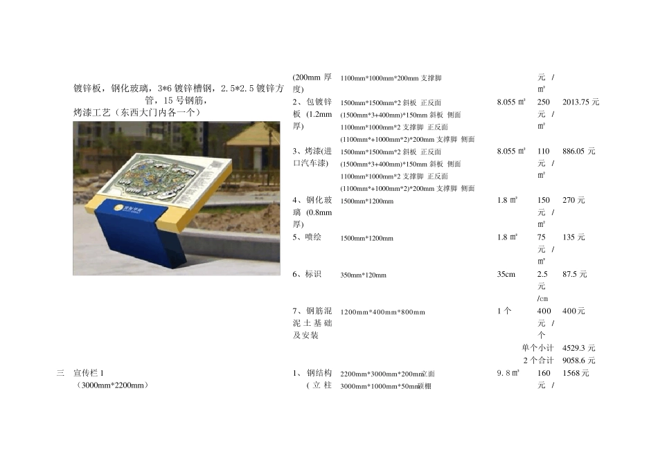 标识牌制作报价单_第3页