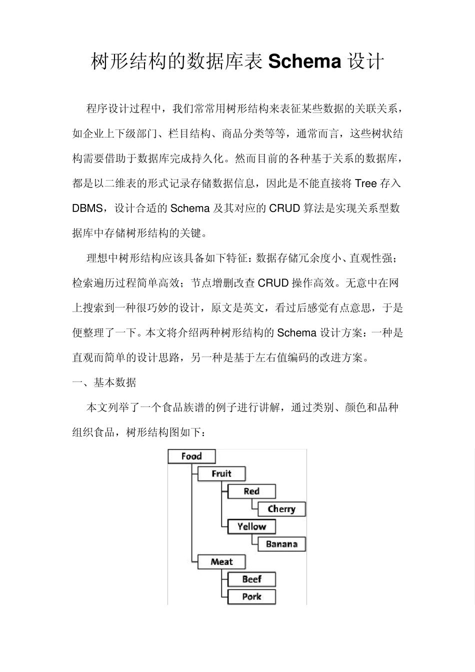 树形结构的数据库设计_第1页