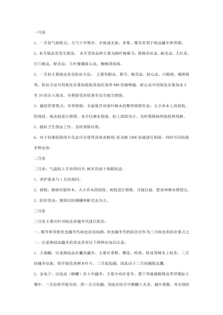 树木病虫害防治