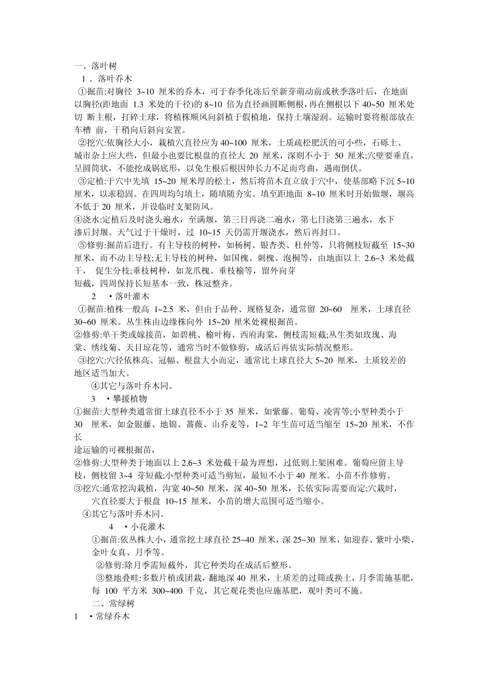 树木移植要点内容详解_第1页