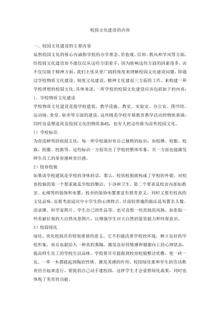 校园文化建设的内容、方法和策略
