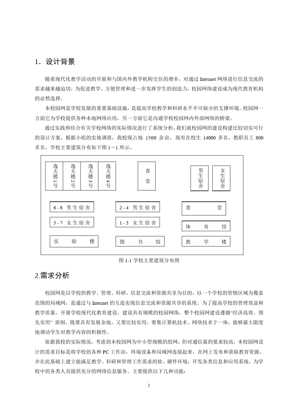 校园网络课程设计_第2页