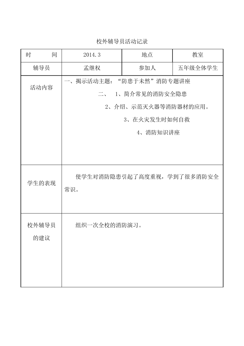 校外辅导员活动记录_第1页