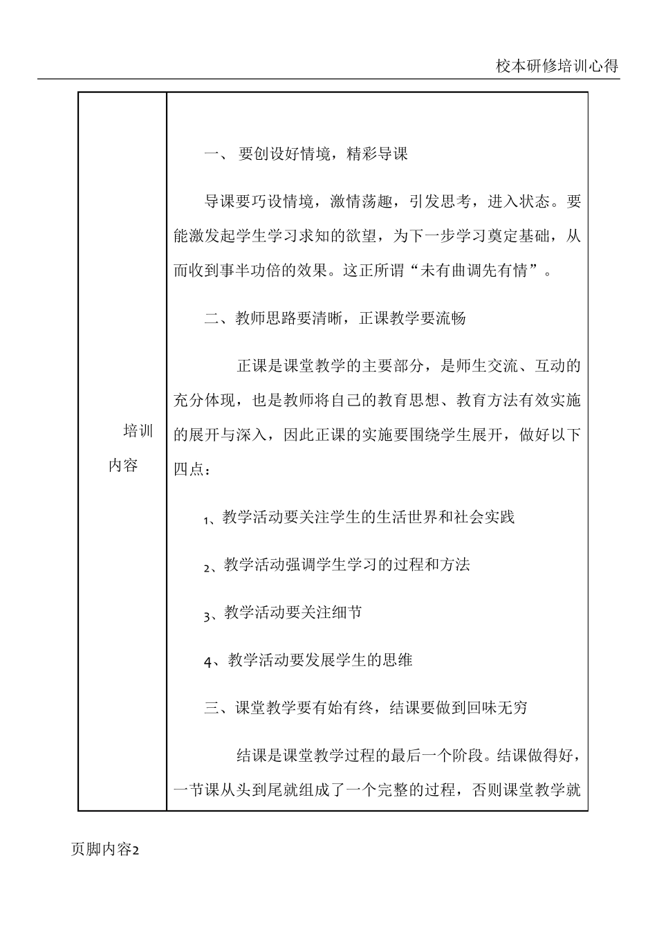 校本研修培训记录_第2页