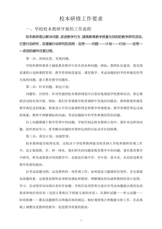 校本研修工作要求