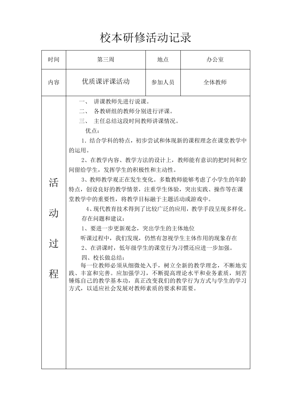 校本研修活动记录1_第2页