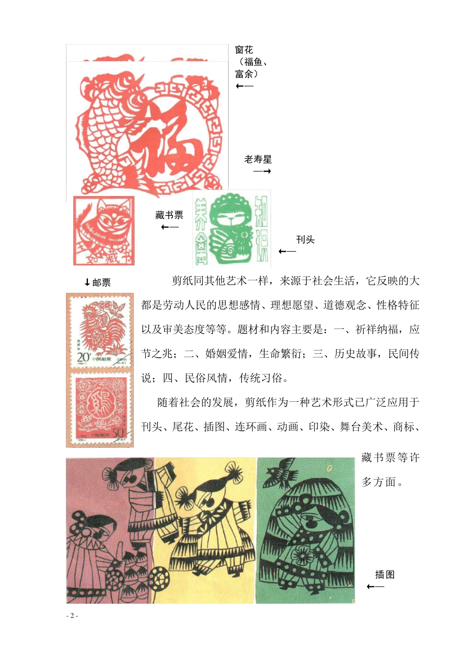 校本课程—剪纸_第2页