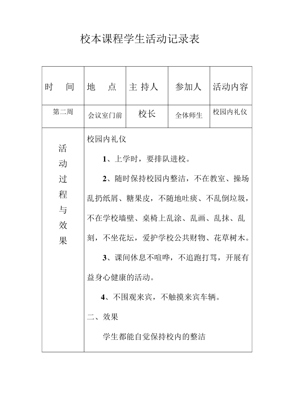 校本课程学生活动记录_第3页