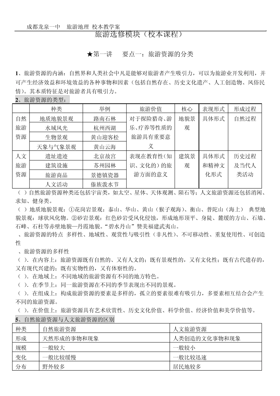 校本课程旅游地9理教案10讲)_第2页