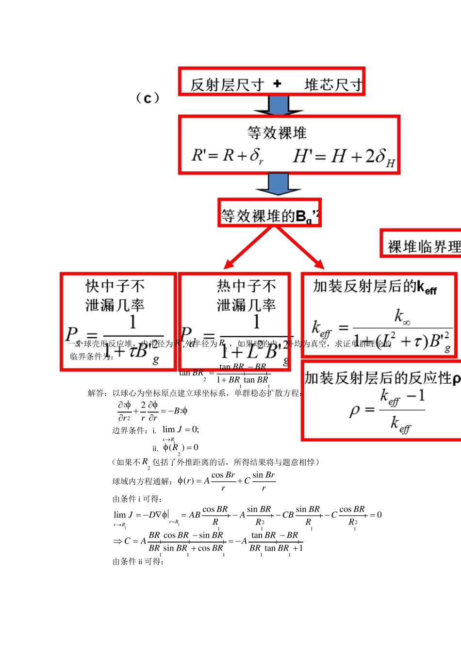 核反应堆物理分析习题答案第四章_第3页