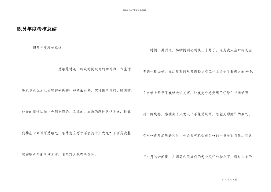职员年度考核总结_第1页