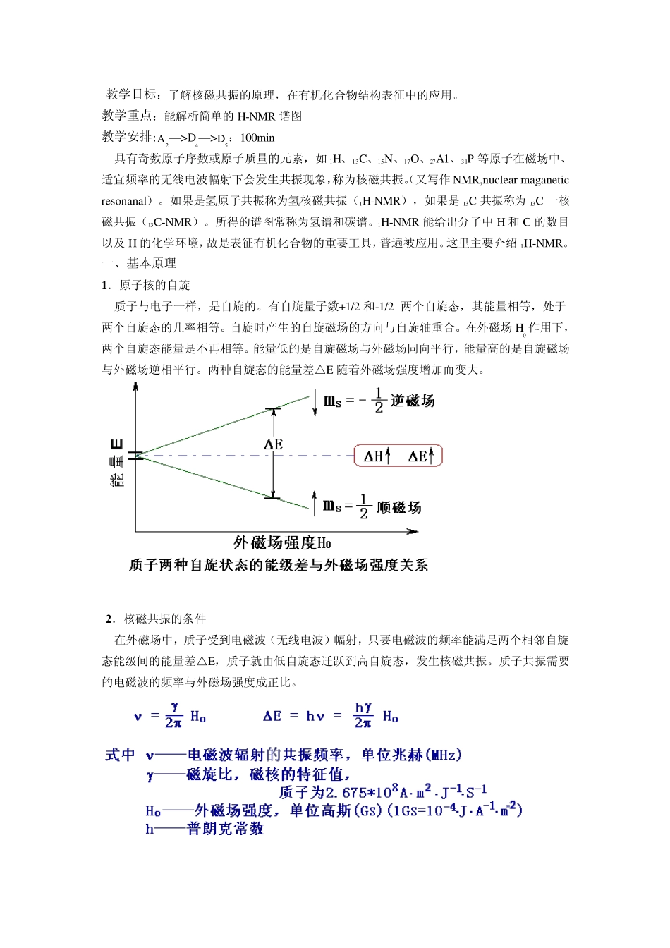 核磁共振谱(A)_第1页