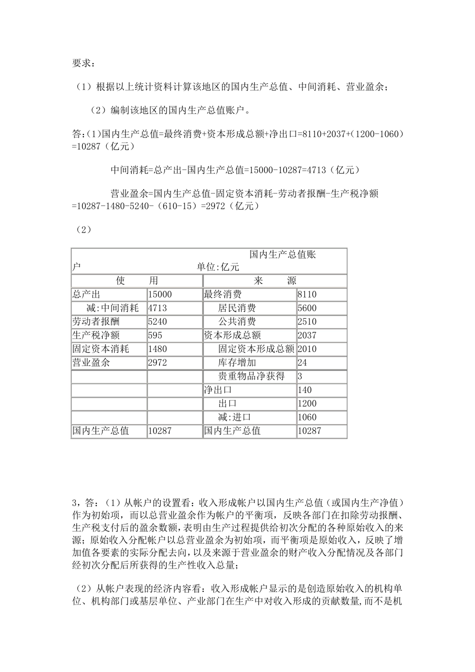 根据2009中国统计年鉴相关内容填写表中数据：全5题doc_第3页