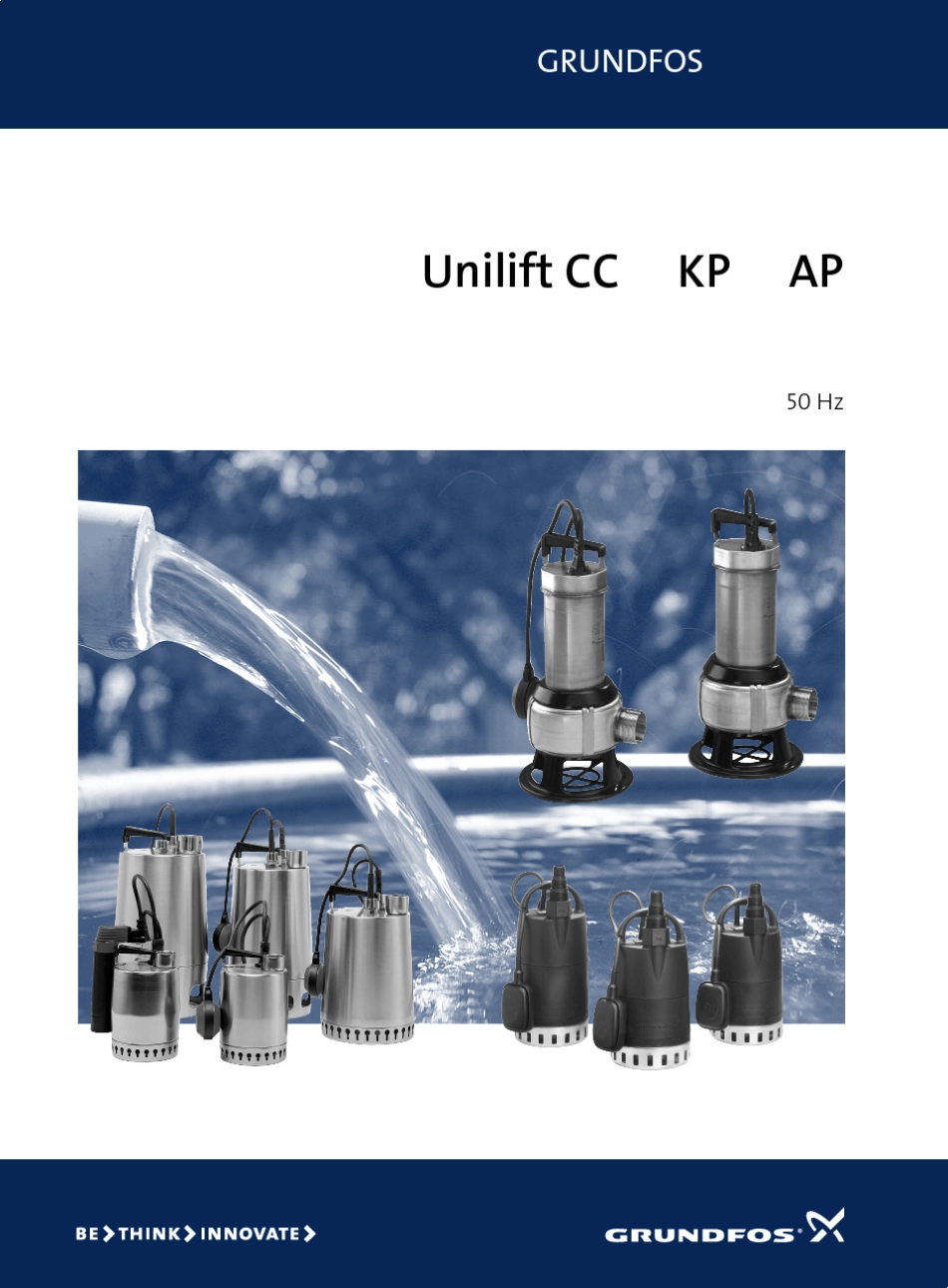 格兰富排水泵Unilift数据手册_第1页