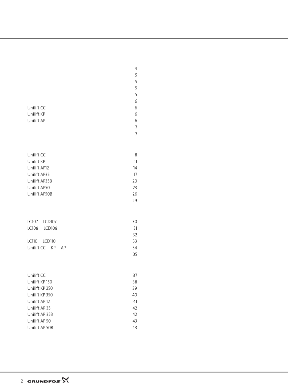 格兰富排水泵Unilift数据手册_第2页
