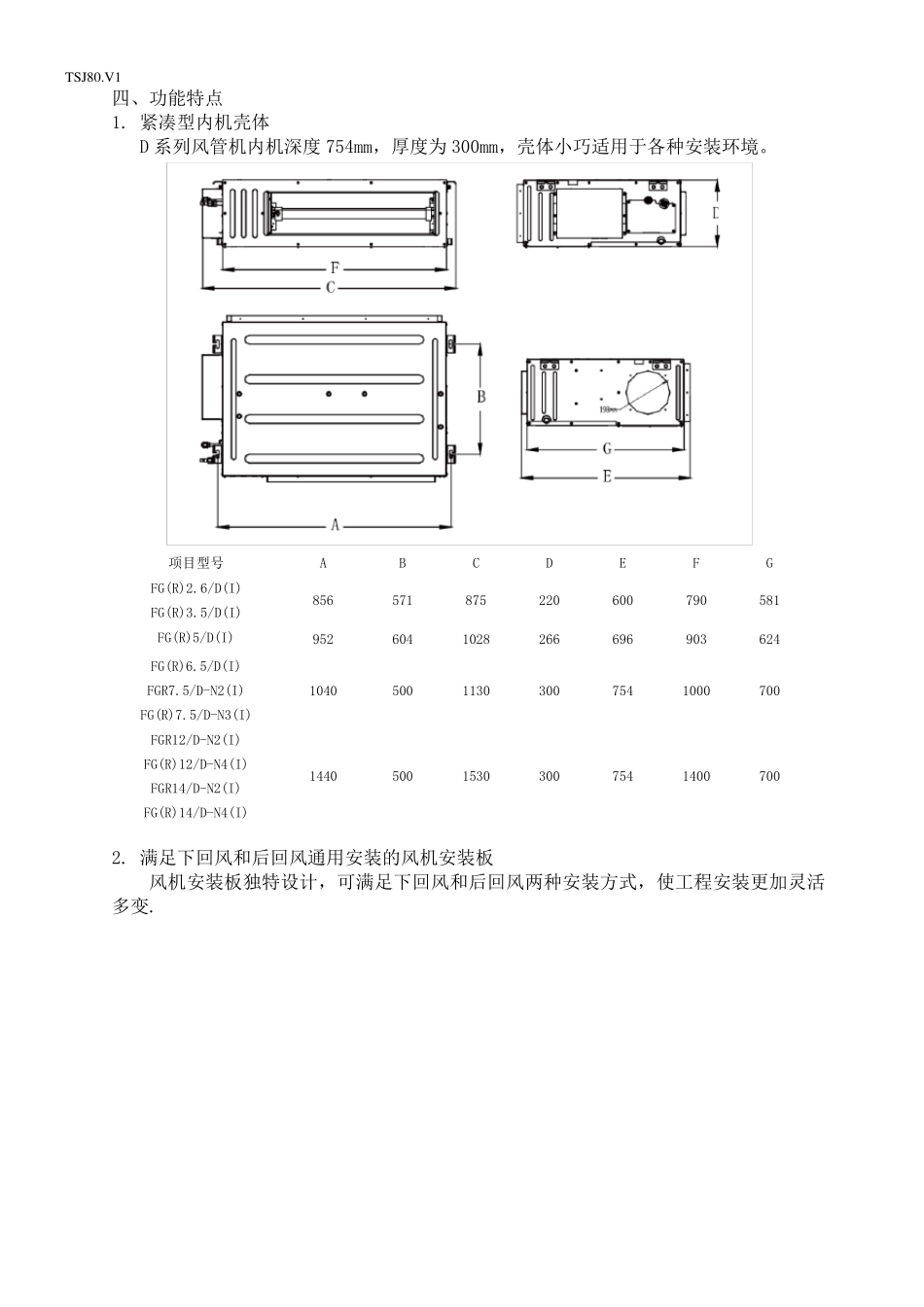 格力D系列风管机_第2页