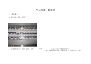 格林通气体探测仪说明书