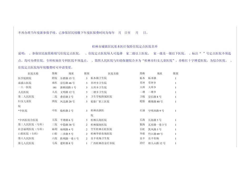 桂林市城镇居民基本医疗保险暂行办法_第3页
