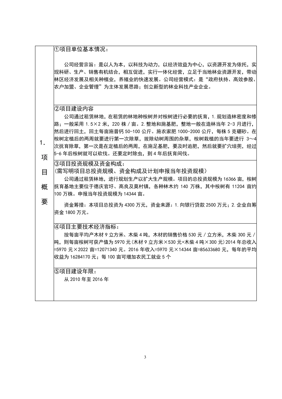 桉树项目可行性报告_第3页