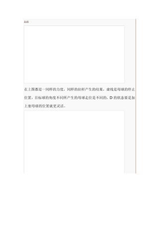 桌球杆法图解